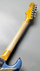 Fender Custom Shop 1960 Stratocaster Heavy Relic - Lake Placid Blue Over Olympic White #CZ588181_9
