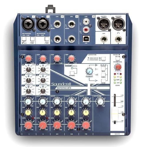 Soundcraft Notepad-8FX《アナログミキサー》【オンラインストア限定】
