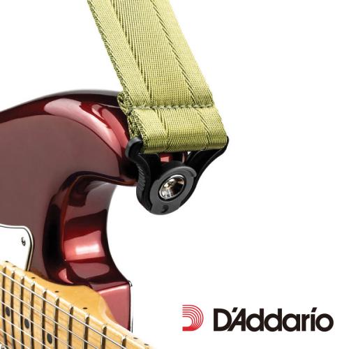 PLANET WAVES by D'Addario Auto Lock Guitar Strap -Moss- │ ギターストラップ