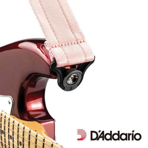 PLANET WAVES by D'Addario Auto Lock Guitar Strap -Rose- │ ギターストラップ