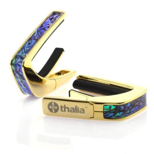 Thalia Capo Exotic Shell BLUE ABALONE -24K Gold- │ ギター用カポタスト【オンラインストア限定】