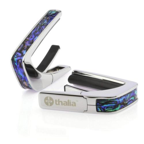 Thalia Capo Exotic Shell BLUE ABALONE -Chrome- │ ギター用カポタスト【オンラインストア限定】