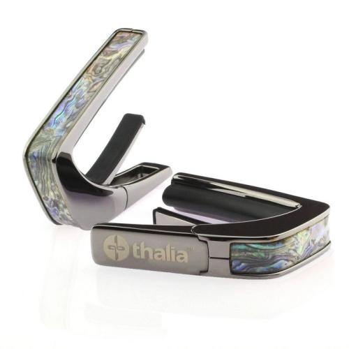 Thalia Capo Exotic Shell DRAGON ABALONE -Black Chrome- │ ギター用カポタスト【オンラインストア限定】