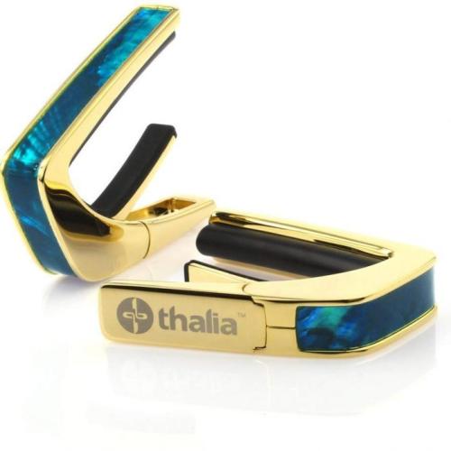 Thalia Capo Exotic Shell TEAL ANGEL WING -24K Gold- │ ギター用カポタスト【オンラインストア限定】