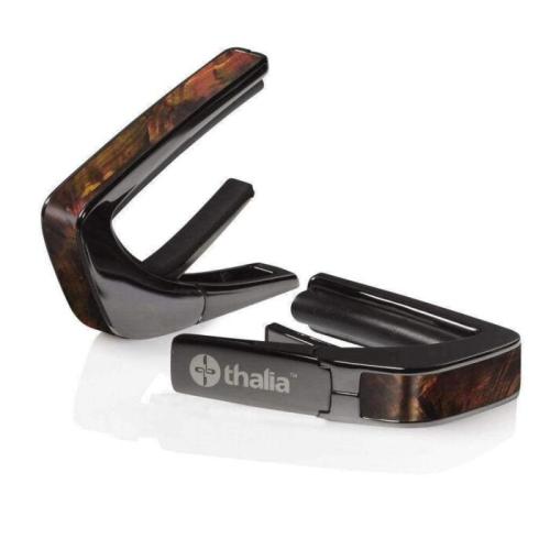Thalia Capo Exotic Shell WHISKEY ANGEL WING -Black Chrome- │ ギター用カポタスト【オンラインストア限定】