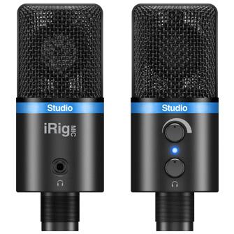 IK Multimedia iRig Mic Studio ブラック 【iOS/Android用マイク】【オンラインストア限定】