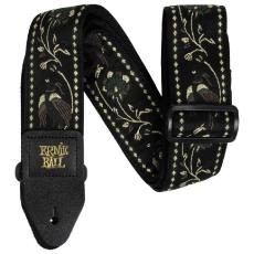 ERNIE BALL Jacquard Straps #P05372 Black Pleasant Pheasant 《ギターストラップ》【オンラインストア限定】