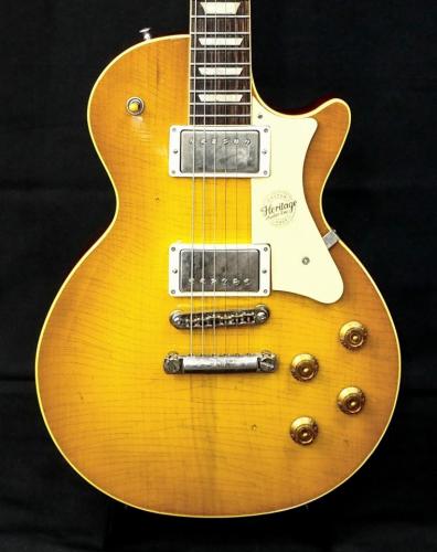 Heritage Custom Shop H-150 Plain Top Artisan Aged -Dirty Lemon Burst-