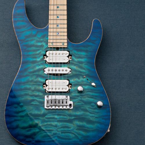 T's DST Pro 24 Master Grade Quilt Maple Top -Centura Blue-【3.43kg】