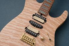 T's DST Pro 24 w/Master Grade Quilt Maple w/ Abalone Block Inray -Natural-【3.24kg】_4