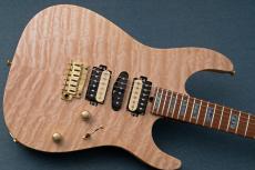 T's DST Pro 24 w/Master Grade Quilt Maple w/ Abalone Block Inray -Natural-【3.24kg】_7