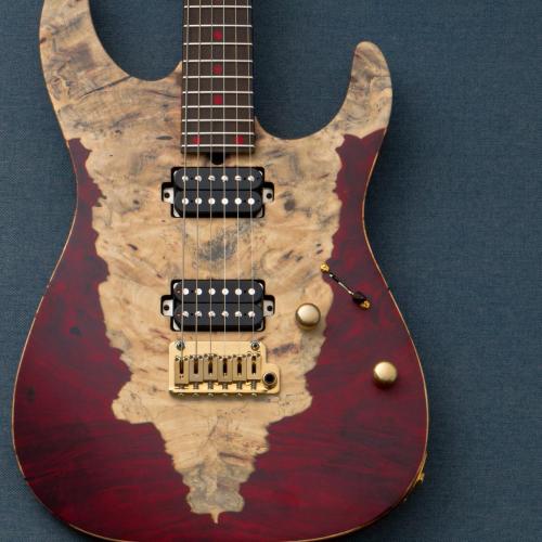 T's DST Pro 24 -Buckeye Burl Maple w/ Steps Ash-Cherry-【3.19kg】