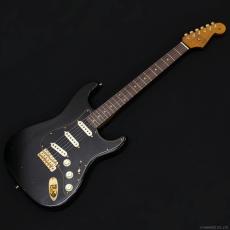 Fender Custom Shop Limited Edition Custom 1962 Stratocaster Journeyman Relic w/CC Gold Hardware [Aged Black]_2