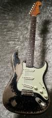 Fender Custom Shop MBS 1961 Stratocaster Heavy Relic by Dale Wilson / Super Faded Aged Black [3.43kg]_3