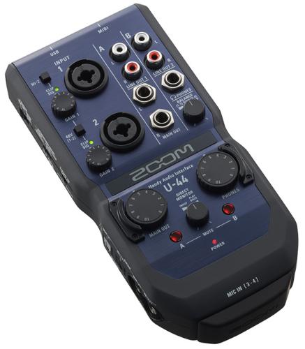 ZOOM U-44 Handy Audio Interface 【4in/4out】【iPad対応】【オンラインストア限定】