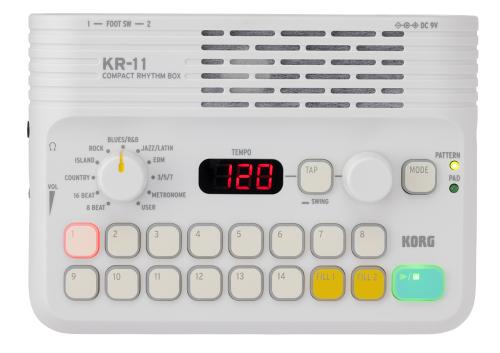 KORG KR-11 Compact Rhythm Box【オンラインストア限定】