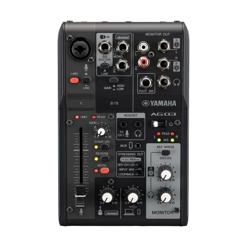 YAMAHA AG03MK2 Live Streaming Mixer -Black(ブラック)-【オンラインストア限定】