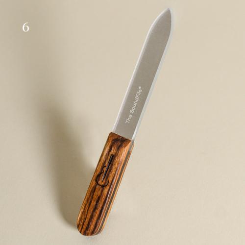 The Sound File Glass File 6 Allegro(ゼブラウッド アレグロ) ガラス爪ヤスリ