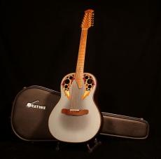 Ovation AdamasⅡ 1685-8【12弦仕様 人気のブルー ラメが多い1990年代初期 OP24プリアンプ 極上コンディションで入荷です! 】解説試奏動画ご覧ください。