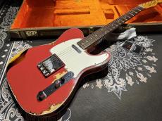 Fender Custom Shop  '60 Telecaster Custom - Handwound Pick-Ups / Fiesta Red Over 3-Tone Sunburst / Heavy Relic_3