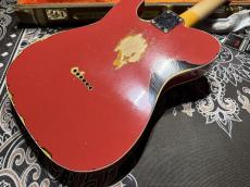 Fender Custom Shop  '60 Telecaster Custom - Handwound Pick-Ups / Fiesta Red Over 3-Tone Sunburst / Heavy Relic_7