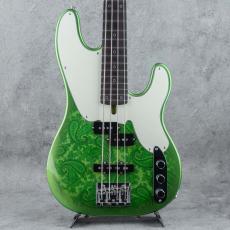 Owl Mark Strings OWL-PB / "DROP"series "Scarab" Metallic Green Burst w/Green Paisley