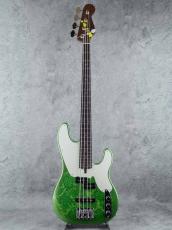 Owl Mark Strings OWL-PB / "DROP"series "Scarab" Metallic Green Burst w/Green Paisley_2