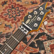 EVH Limited Edition Wolfgang Special Striped Series, Ebony Fingerboard, Red, Black, and White, Aged_6