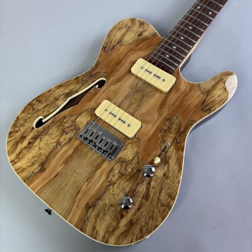 MICHAEL KELLY Ele Gtr 59 F holes thin lineP-90s Spalted Maple