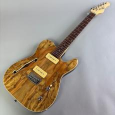 MICHAEL KELLY Ele Gtr 59 F holes thin lineP-90s Spalted Maple_2
