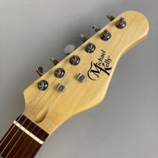 MICHAEL KELLY Ele Gtr 59 F holes thin lineP-90s Spalted Maple_4