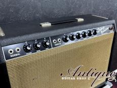 Fender Deluxe Reverb Early 1964 Black Face /No Logo & No Input Number w/OFS&Tour Case “Exceptionally Clean Condition"_3