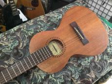 ARIA ASA-18 トラベルギター ミニギター マイク搭載 アンプに繋げる 【 アリア ASA18 MINI GUITAR PU搭載 】_2