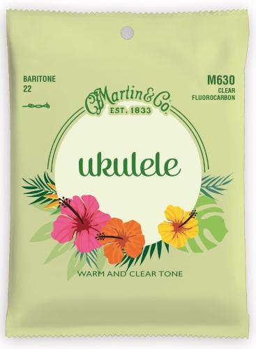 Martin M630 UKULELE STRINGS Clear Fluorocarbon BARITONE【バリトン/ウクレレ弦】