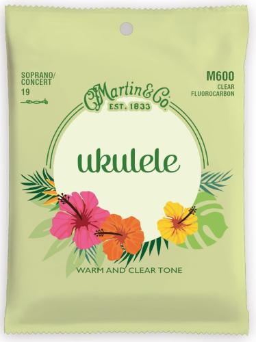 Martin M600 UKULELE STRINGS Clear Fluorocarbon SOPRANO/CONCERT【ソプラノ/コンサート/ウクレレ弦】