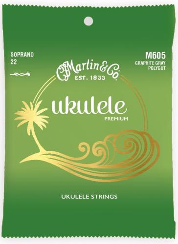 Martin M605 UKULELE PREMIUM STRINGS Graphite Gray Polygut SOPRANO【ソプラノ/ウクレレ弦】