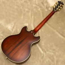 D'Angelico Deluxe Series Deluxe Mini DC , Satin Brown Burst_3
