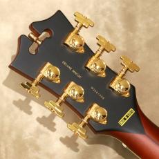D'Angelico Deluxe Series Deluxe Mini DC , Satin Brown Burst_5