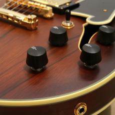 D'Angelico Deluxe Series Deluxe Mini DC , Satin Brown Burst_8