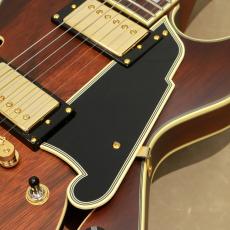 D'Angelico Deluxe Series Deluxe Mini DC , Satin Brown Burst_9