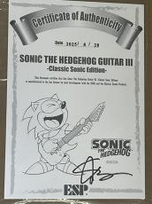 ESP×SONIC SONIC THE HEDGEHOG GUITAR III -Classic Sonic Edition-【ラスト入荷! #0611253 3.05kg】_9