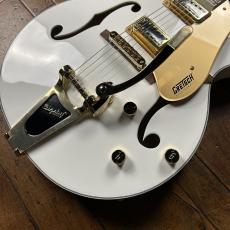 Gretsch G5422TG Electromatic Classic Hollow Body Double-Cut with Bigsby and Gold Hardware Snowcrest White_3