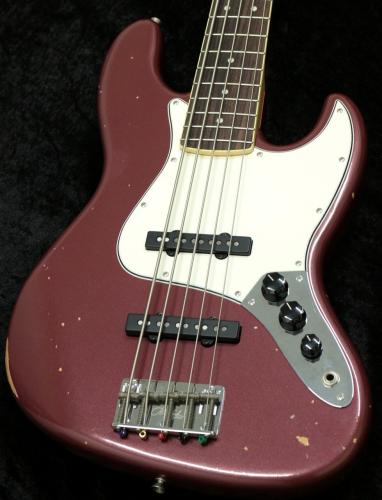 J.W.Black Guitars JWB-JP-JB V ALD / Burgundy Mist Aged #25049【軽量/4.04kg】【5連ペグ】【試奏動画】