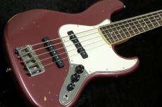 J.W.Black Guitars JWB-JP-JB V ALD / Burgundy Mist Aged #25049【軽量/4.04kg】【5連ペグ】【試奏動画】_2