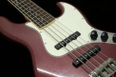 J.W.Black Guitars JWB-JP-JB V ALD / Burgundy Mist Aged #25049【軽量/4.04kg】【5連ペグ】【試奏動画】_3