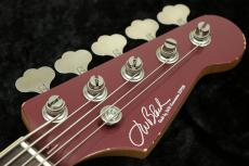 J.W.Black Guitars JWB-JP-JB V ALD / Burgundy Mist Aged #25049【軽量/4.04kg】【5連ペグ】【試奏動画】_8