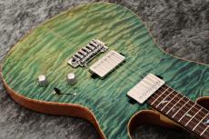 Sugi Custom Order DS496C 6A Quilt Maple/HM/F-Maho Lake Green #S250137 【ココボロ指板】【現地選定材】_7