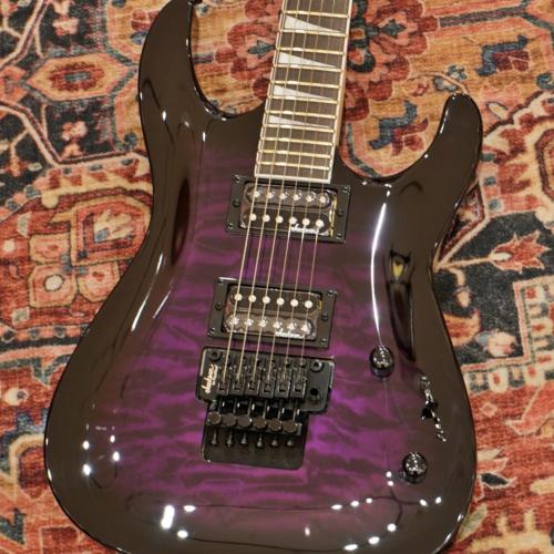 Jackson JS Series Dinky Arch Top JS32Q DKA, Amaranth Fingerboard, Transparent Purple Burst 【特価】