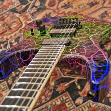 Jackson Pro Plus Series Soloist SL2, Ebony Fingerboard, Bruised Crackle_5