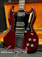Gibson SG Standard 1970 Cherry Red /Stickered Numbered PAF & Maestro 3.42kg "Full-Original & Virgin Solder"_2